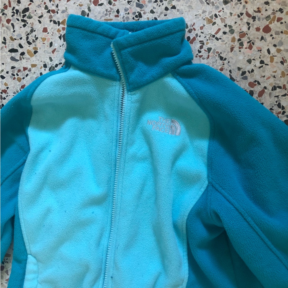 The North face blue fleece jacket size small